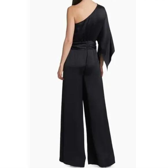 RAMY BROOK Jumpsuit NEW Size 2 Simone One Shoulder Wide Leg $595 - Picture 2 of 6